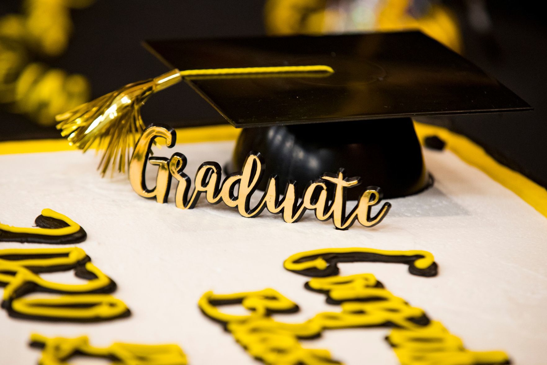 Blake Raines' graduation ceremony